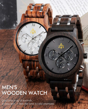 Council Wristwatch - Various Wood Colors - Bricks Masons