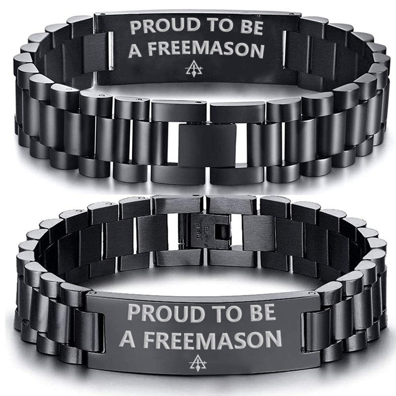 Council Bracelet - Stainless Steel - Bricks Masons