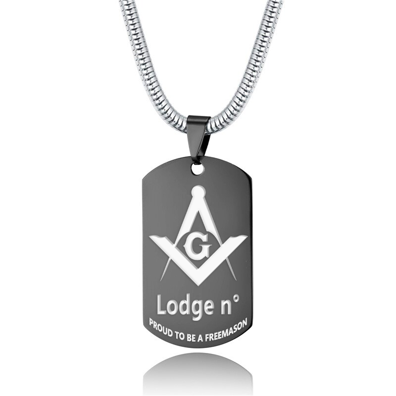 Master Mason Blue Lodge Necklace - (Various Colors) - Bricks Masons