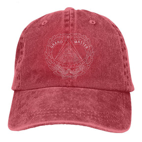 Grand Master Blue Lodge Baseball Cap - Various Colors - Bricks Masons