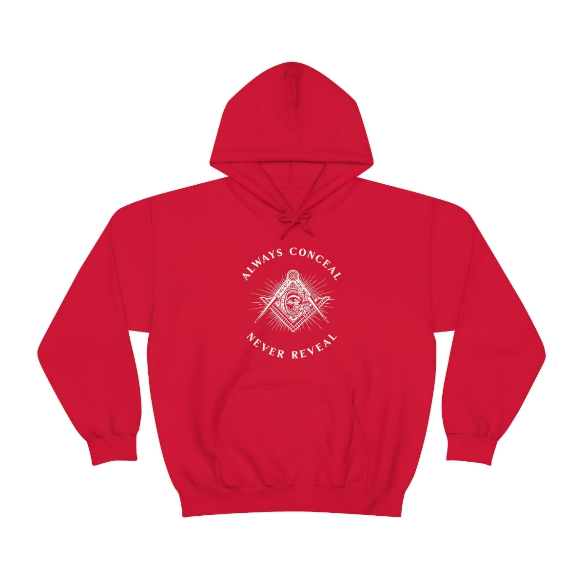 Master Mason Blue Lodge Hoodie - Always Conceal Never Reveal - Bricks Masons