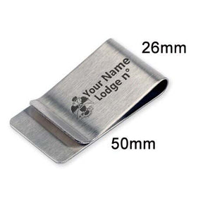 33rd Degree Scottish Rite Pen Holder - Wings Down Black & Brown Leather - Bricks Masons