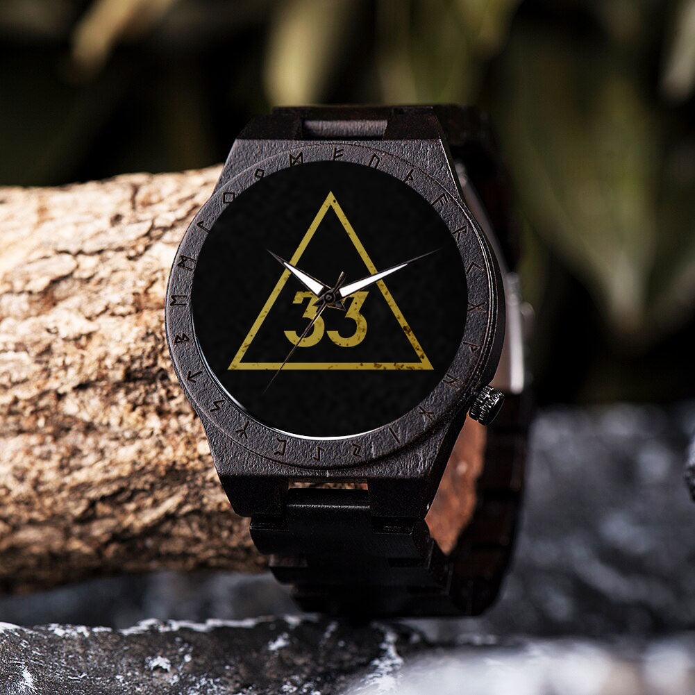 33rd Degree Scottish Rite Wristwatch  - Various Colors - Bricks Masons