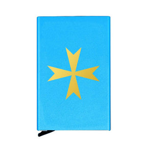 Order Of Malta Commandery Credit Card Holder - Various Colors - Bricks Masons