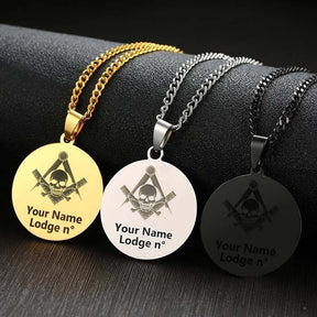 Widows Sons Necklace - Various Stainless Steel Colors - Bricks Masons