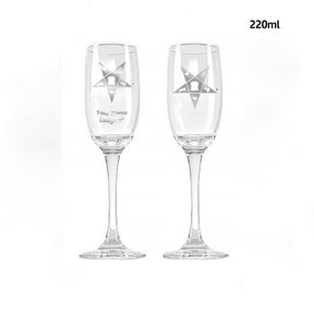 OES Champagne Flute - 2 Pieces Set - Bricks Masons