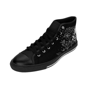 Master Mason Blue Lodge Sneaker - High-Top Black - Bricks Masons