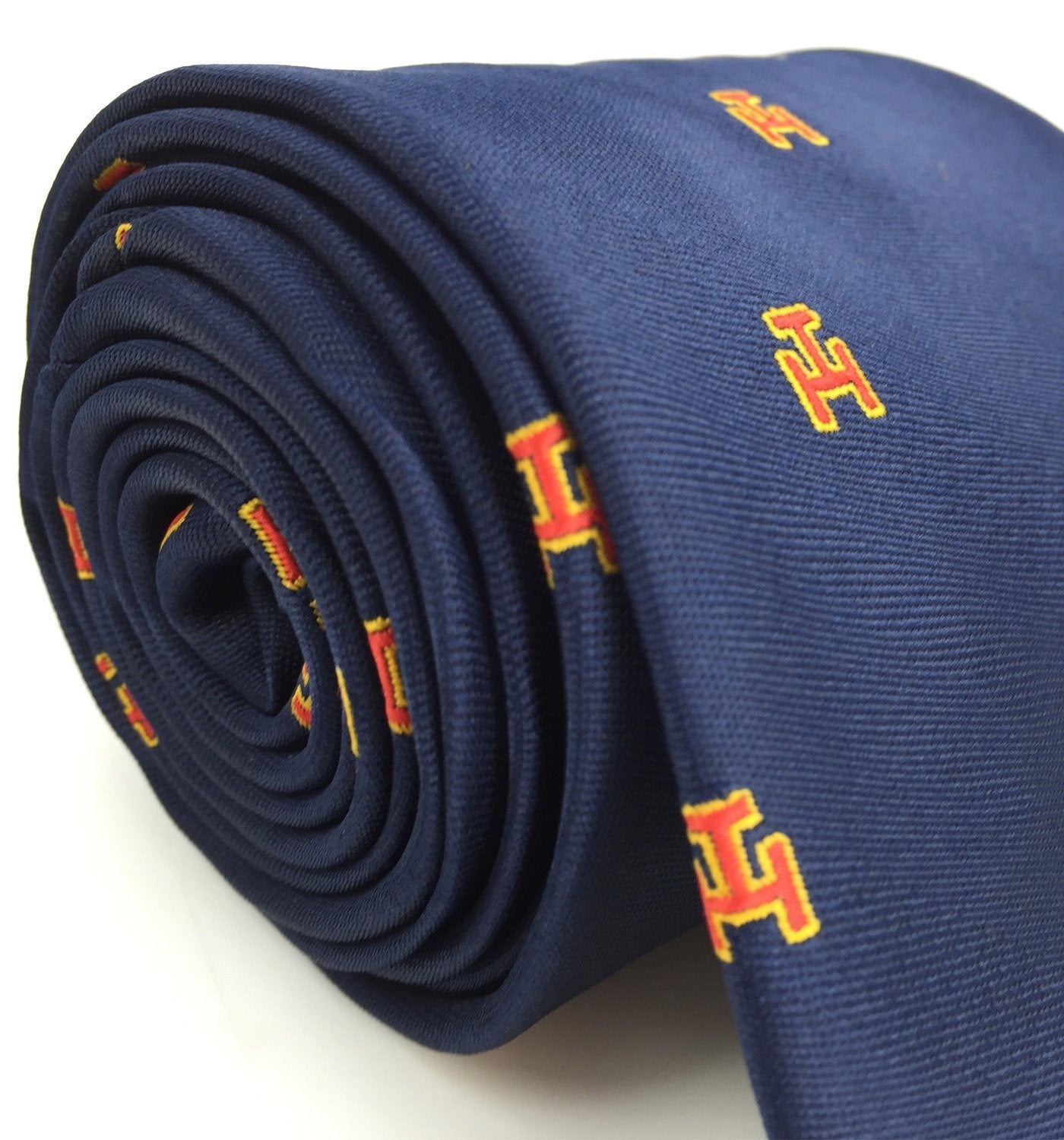 Royal Arch Chapter Necktie - Navy Blue Silk Fabric - Bricks Masons