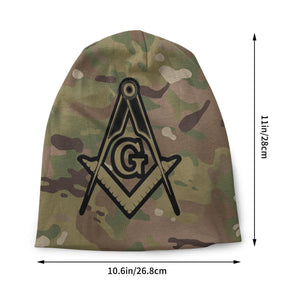 Master Mason Blue Lodge Beanie - Military Warm Hat - Bricks Masons