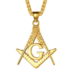 Master Mason Blue Lodge Necklace - Various Colors - Bricks Masons