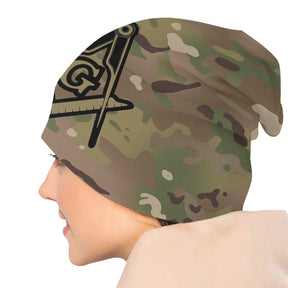 Master Mason Blue Lodge Beanie - Military Warm Hat - Bricks Masons