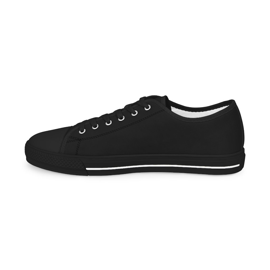 32nd Degree Scottish Rite Sneaker - Wings Down Low Top Black & White - Bricks Masons