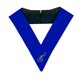 Charity Steward Blue Lodge Collar - Royal Blue - Bricks Masons