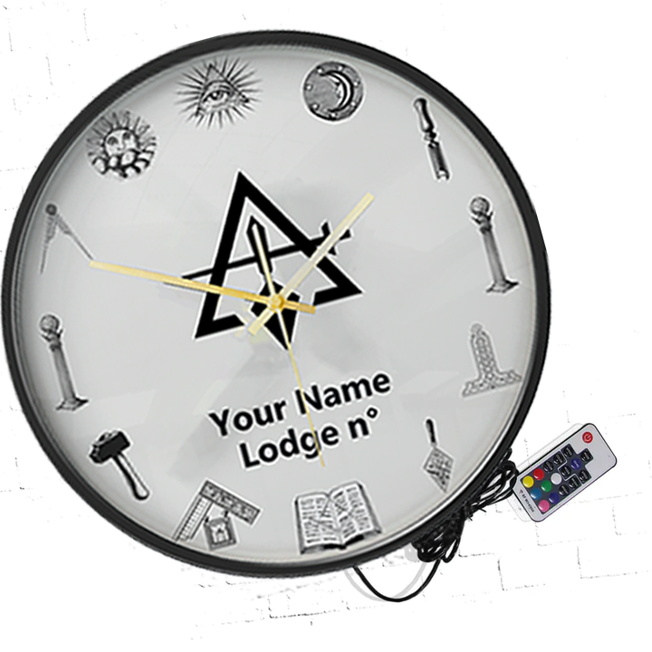 Council Clock - Frame with LED - Bricks Masons