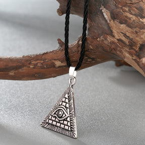 Eye Of Providence Necklace - Gold & Silver - Bricks Masons