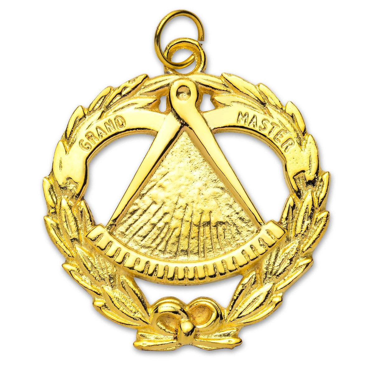 Grand Master Blue Lodge Collar Jewel - Gold Plated - Bricks Masons