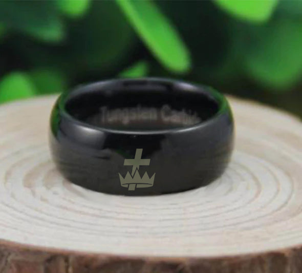 Knights Templar Commandery Ring - Black - Bricks Masons