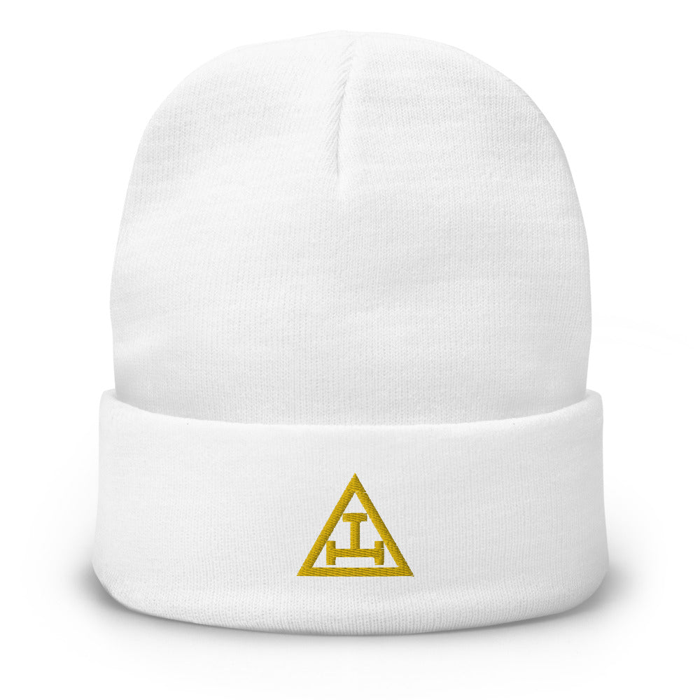 Royal Arch Chapter Beanie - Golden Embroidery - Bricks Masons