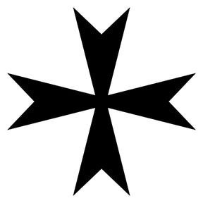 Order of Malta Commandery Decanter - 30 oz. - Bricks Masons