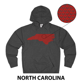 Masonic Hoodie - NORTH CAROLINA State - Bricks Masons
