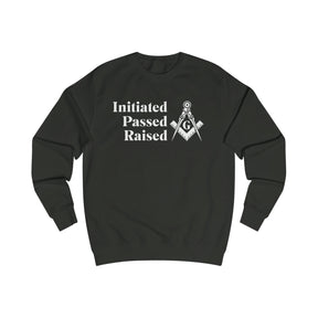 Master Mason Blue Lodge Sweatshirt - Initiated Passed Raised - Bricks Masons