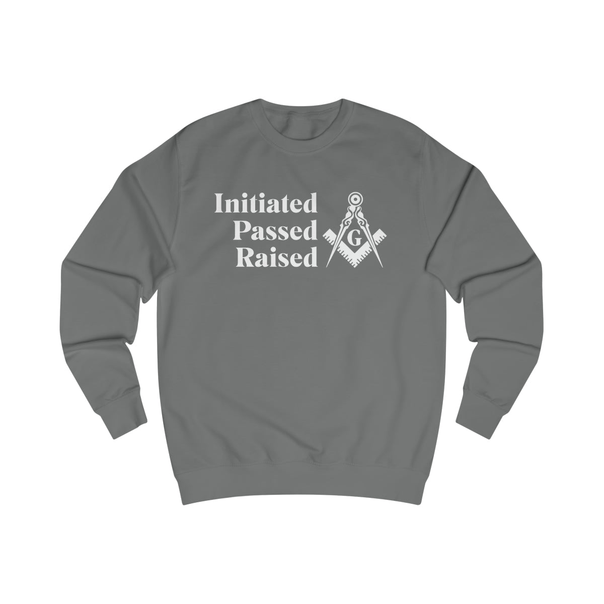 Master Mason Blue Lodge Sweatshirt - Initiated Passed Raised - Bricks Masons