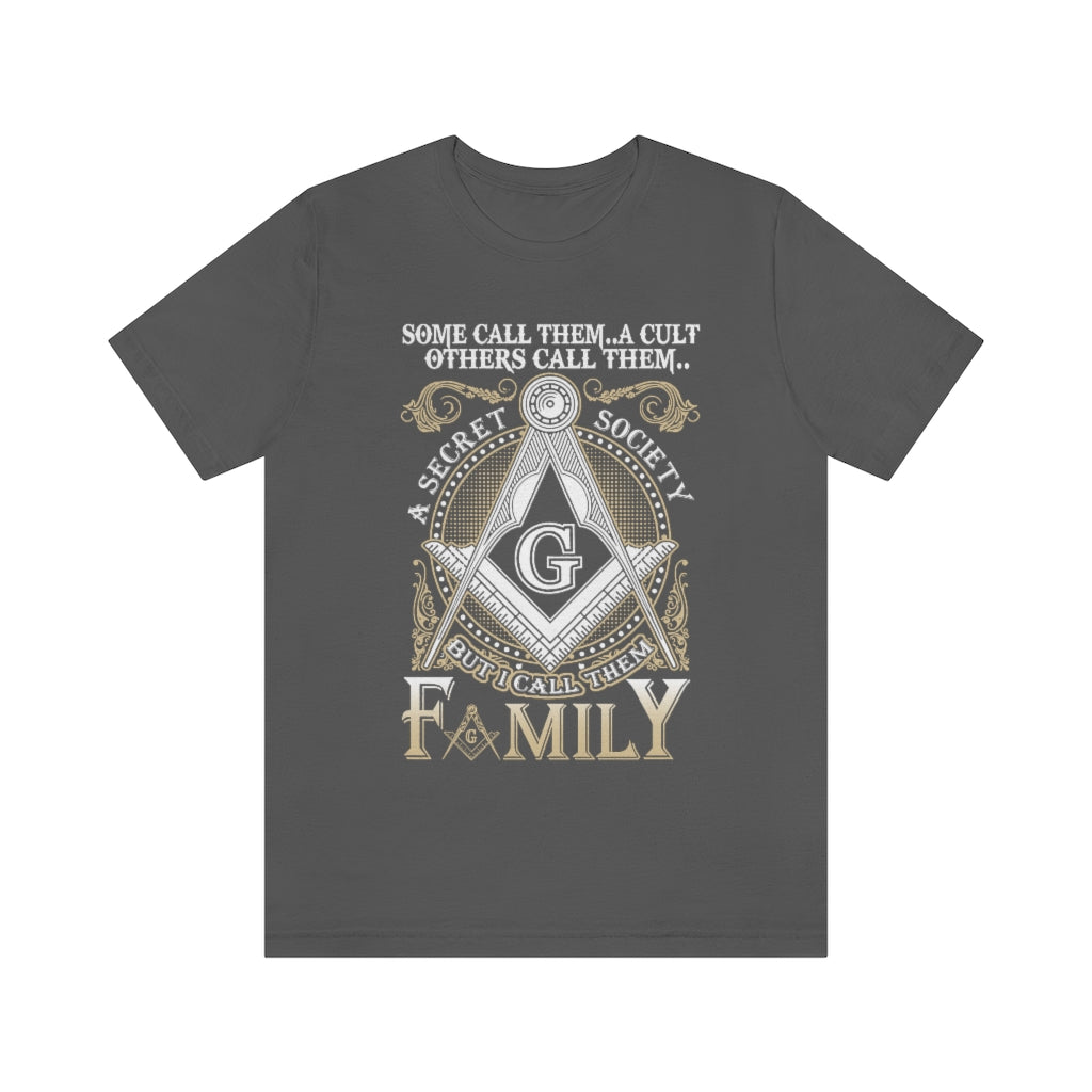 Masonic T-Shirt - I Call Them Family - Bricks Masons