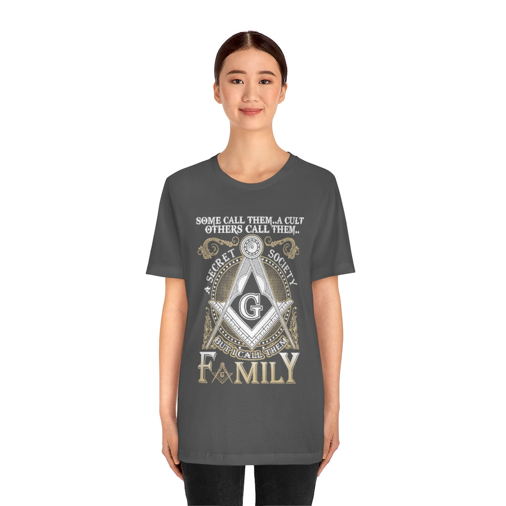 Masonic T-Shirt - I Call Them Family - Bricks Masons