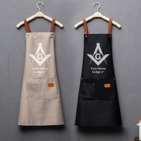 Master Mason Blue Lodge Work Apron - Various Colors - Bricks Masons