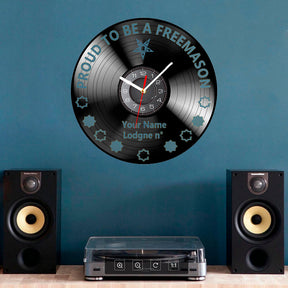 OES Clock - Vinyl Record - Bricks Masons