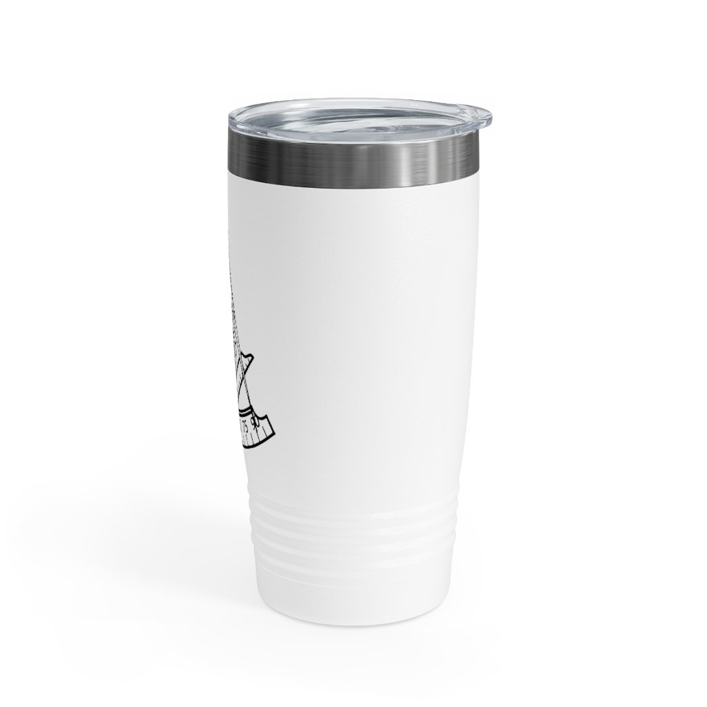 Past Master Blue Lodge California Regulation Ringneck Tumbler - Various Colors 20oz - Bricks Masons