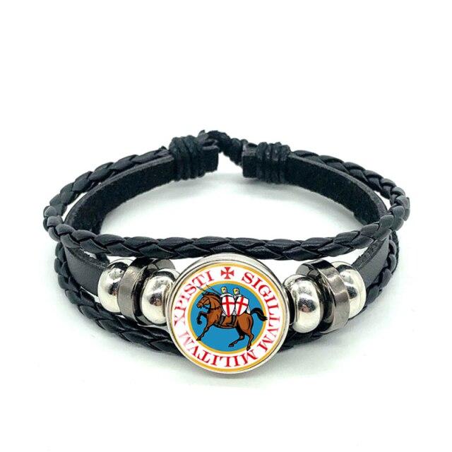 Knights Templar Commandery Bracelet - (12 designs) - Bricks Masons