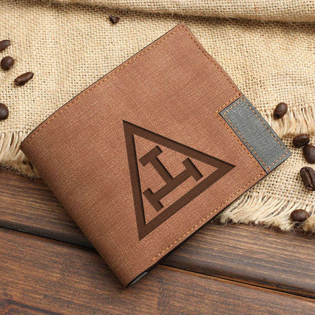 Royal Arch Chapter Wallet - Leather Various Colors - Bricks Masons