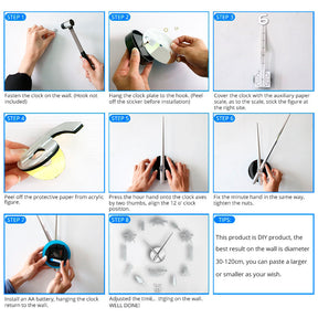 Shriners Clock - Frameless Design - Bricks Masons