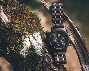 Shriners Wristwatch - Various Wood Colors - Bricks Masons