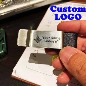 Widows Sons Pen Holder - Black & Brown Leather - Bricks Masons