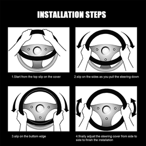 Widows Sons Steering Wheel Cover - White & Gold - Bricks Masons