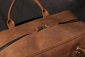 Widows Sons Travel Bag - (Dark Brown/Camel) - Bricks Masons